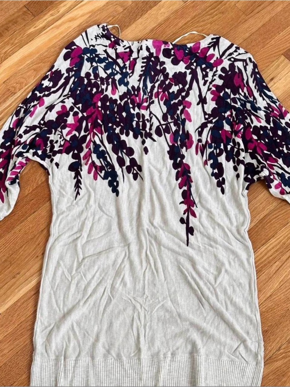 INC International Concepts Floral Print Sweater
